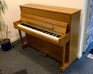 Hohner Klavier HP-116 - Bj 1980 - Eiche furniert